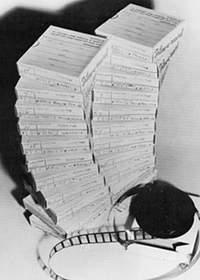 マイクロフィルムに収められたリーディング記録